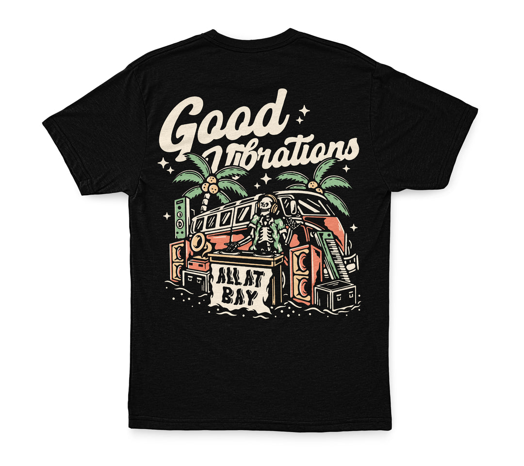 Good vibrations beach tee