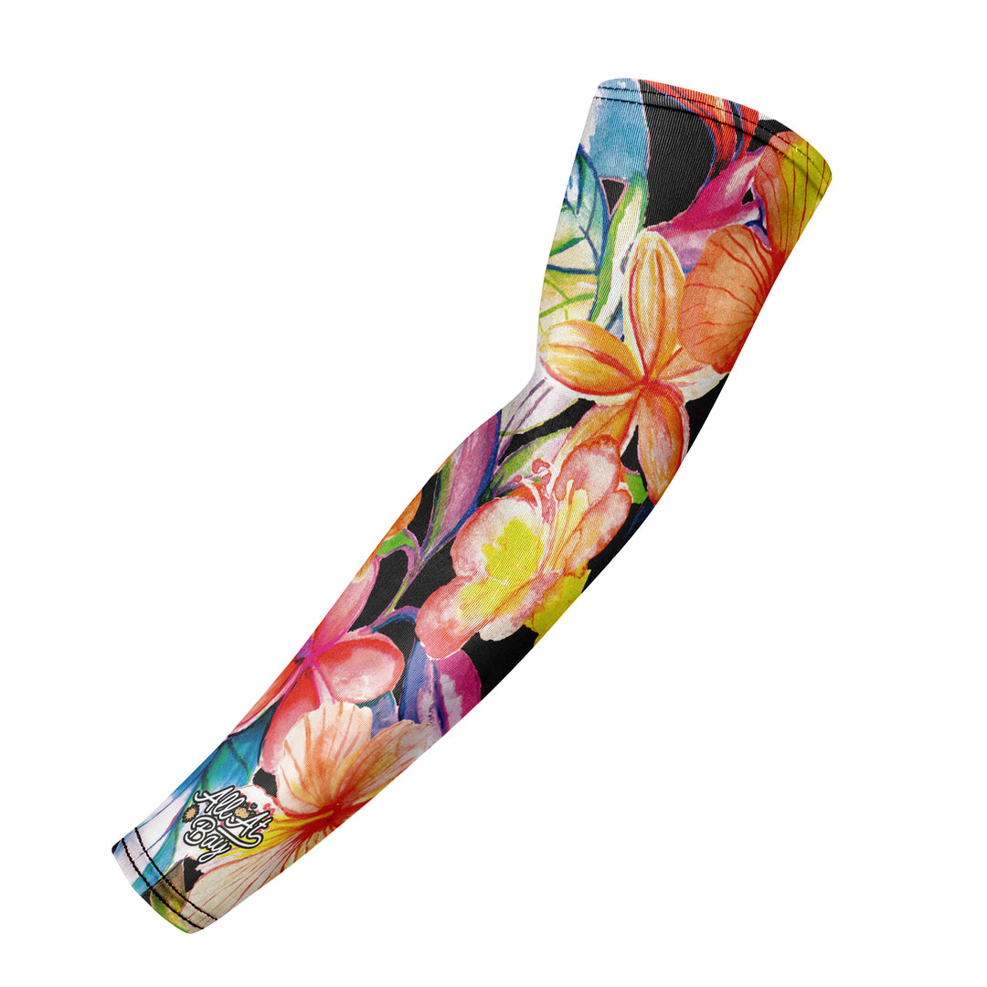 UV Arm Sleeve Pair | Island Flowers - All At Bay