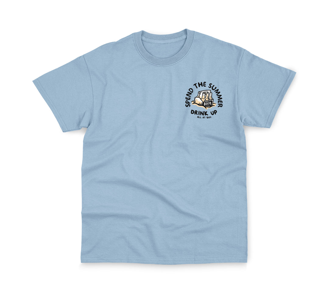 Spend The Summer Tee (Sky) - All At Bay