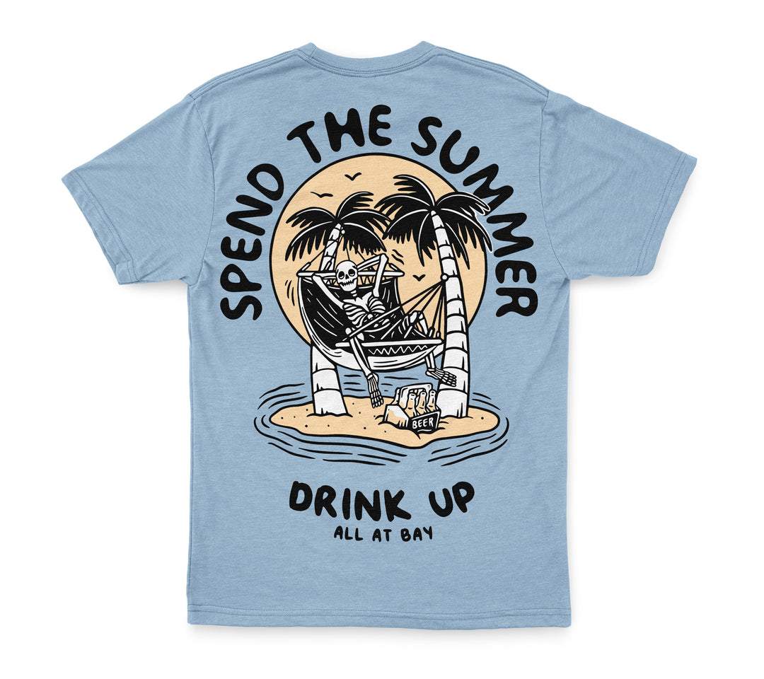 Spend The Summer Tee (Sky) - All At Bay