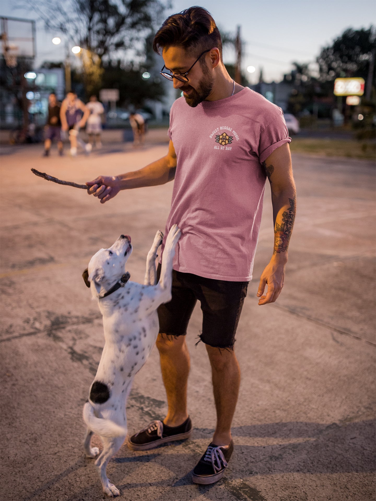 Sweet Reggae Tee (Coral) - All At Bay