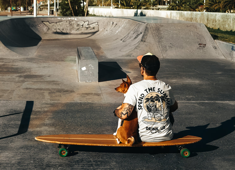 Spend The Summer Tee (White) - All At Bay