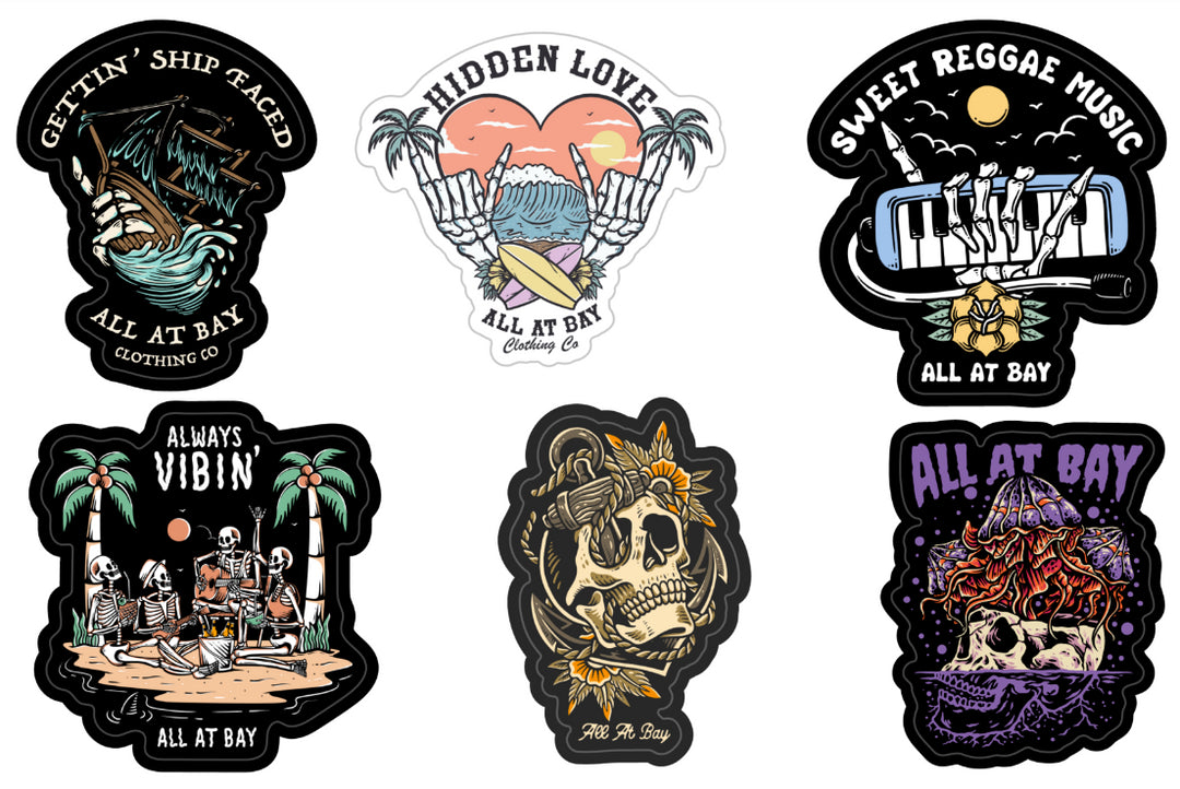 Sand & Surf Sticker Pack - All At Bay